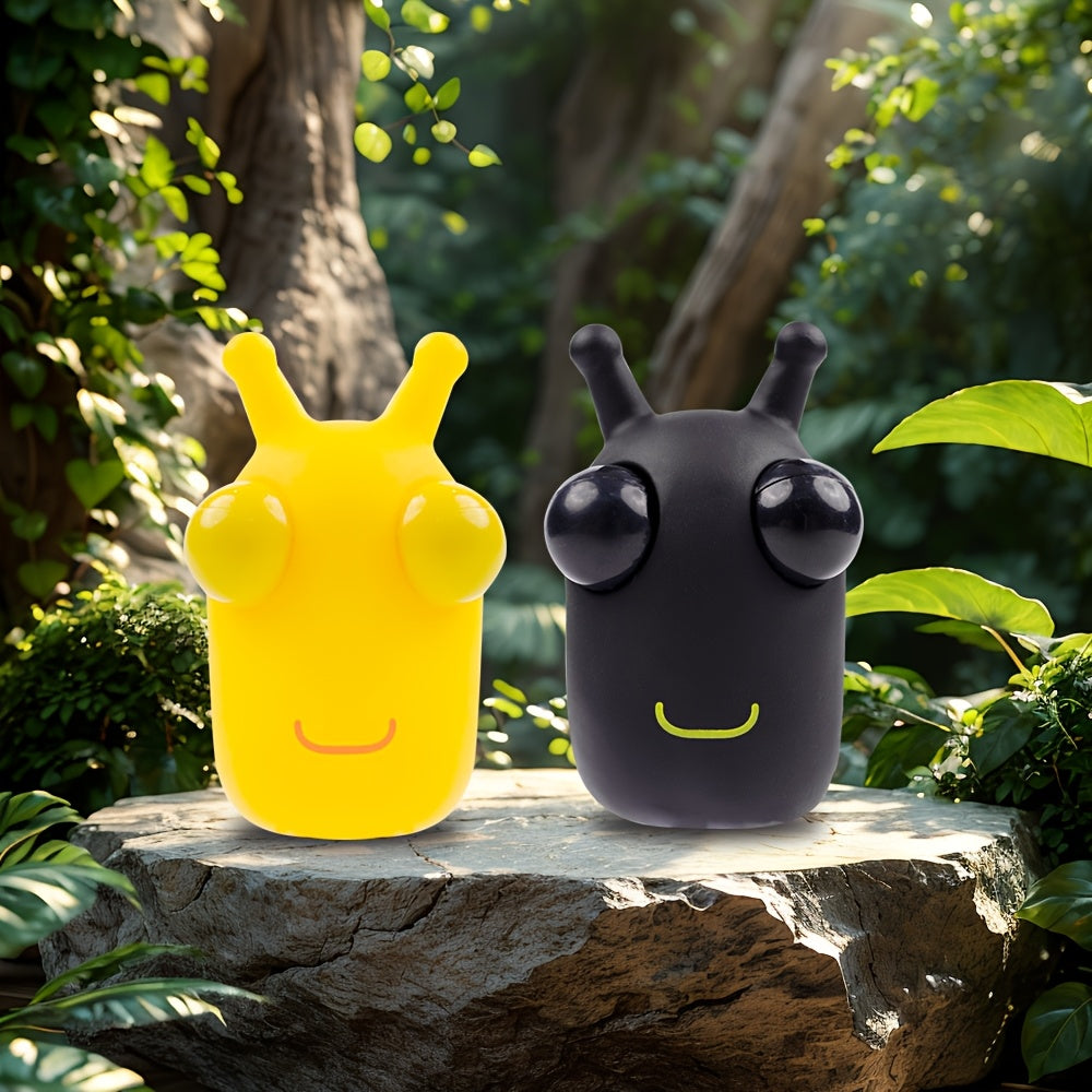 1 ou 2 ou 3 jouets Bugs rigolos aux yeux qui sortent quand on les presse - 12 couleurs au choix - Idéal pour cadeaux ou goodies de fête