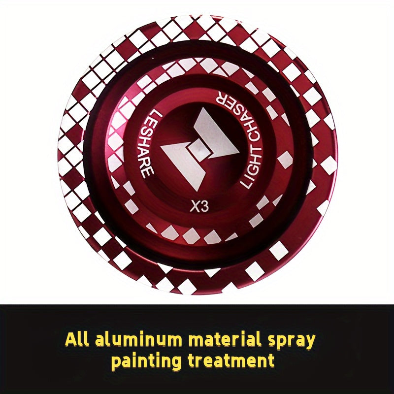 Yo-Yo en alliage d'aluminium professionnel pour la compétition - Béquille haute vitesse, artisanat de précision, idéal pour les 14 ans et plus, rouge