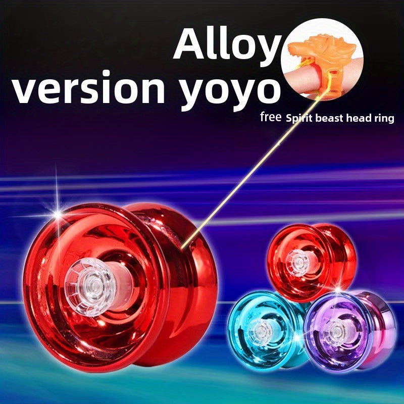 Version Professionnelle de Compétition de Yo-Yo avec Rotation Automatique en Alliage pour Cadeaux d'Anniversaire Garçons, Cadeaux de Noël et Distribution d'Halloween
