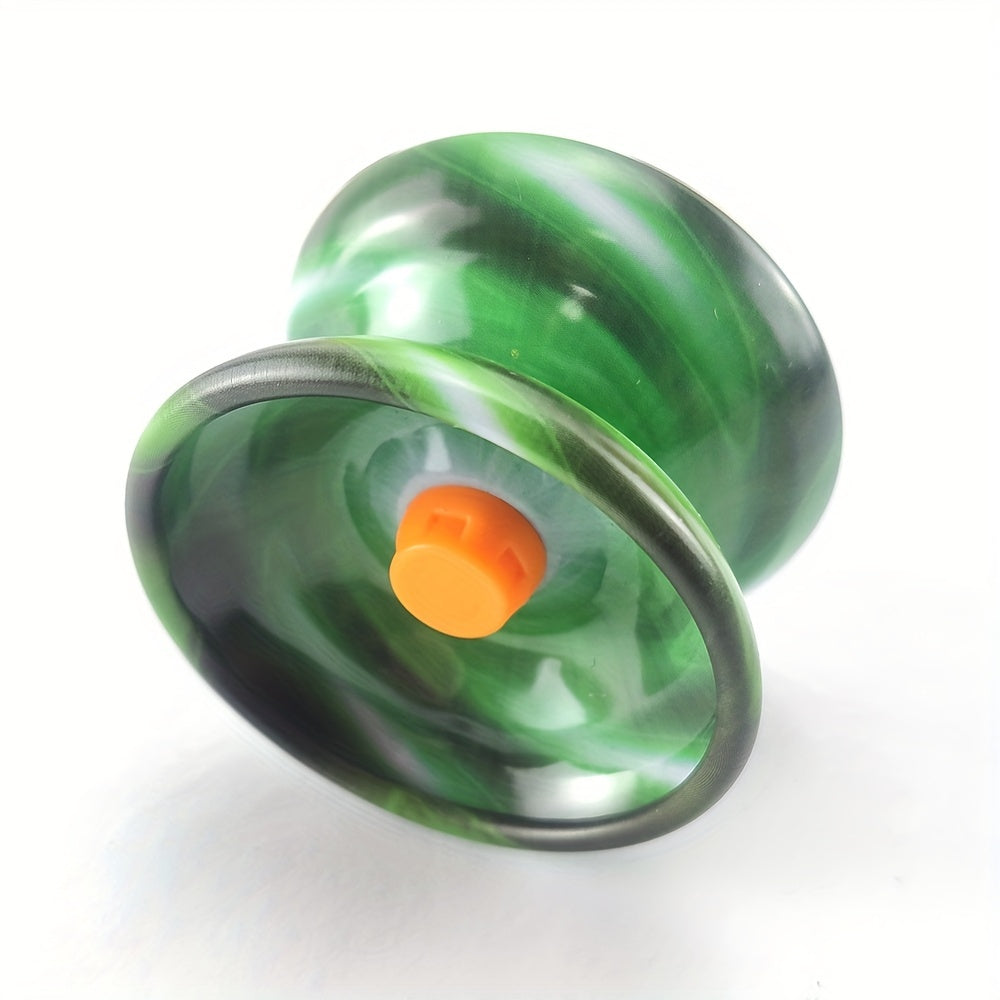 Lot de 4 Yo-Yos Métalliques Réactifs avec Corde Tournante, Yo-Yo Amovible pour une Durabilité Éblouissante - Idéal pour Débutants