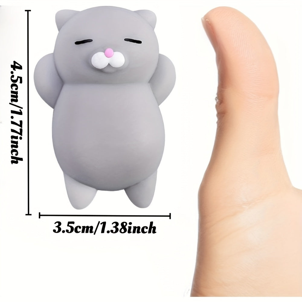16\u002F24\u002F40pcs Kawaii Squishy Toys Bulk Set, Ensemble Mixte de Couleurs TPU Mochi Stress Relief Fidget Toys, Mini Squishies pour les Faveurs de Fête, les Prix de Classe, les Bonbons de Noël