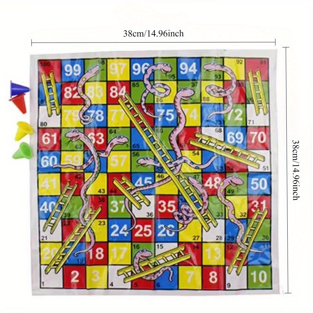 Jeu d'Échecs Volant Échelle Serpent Amusant en 3D pour Jeunes, Jeux de Fête Familiale et Cadeaux, Jouets Éducatifs Intellectuels