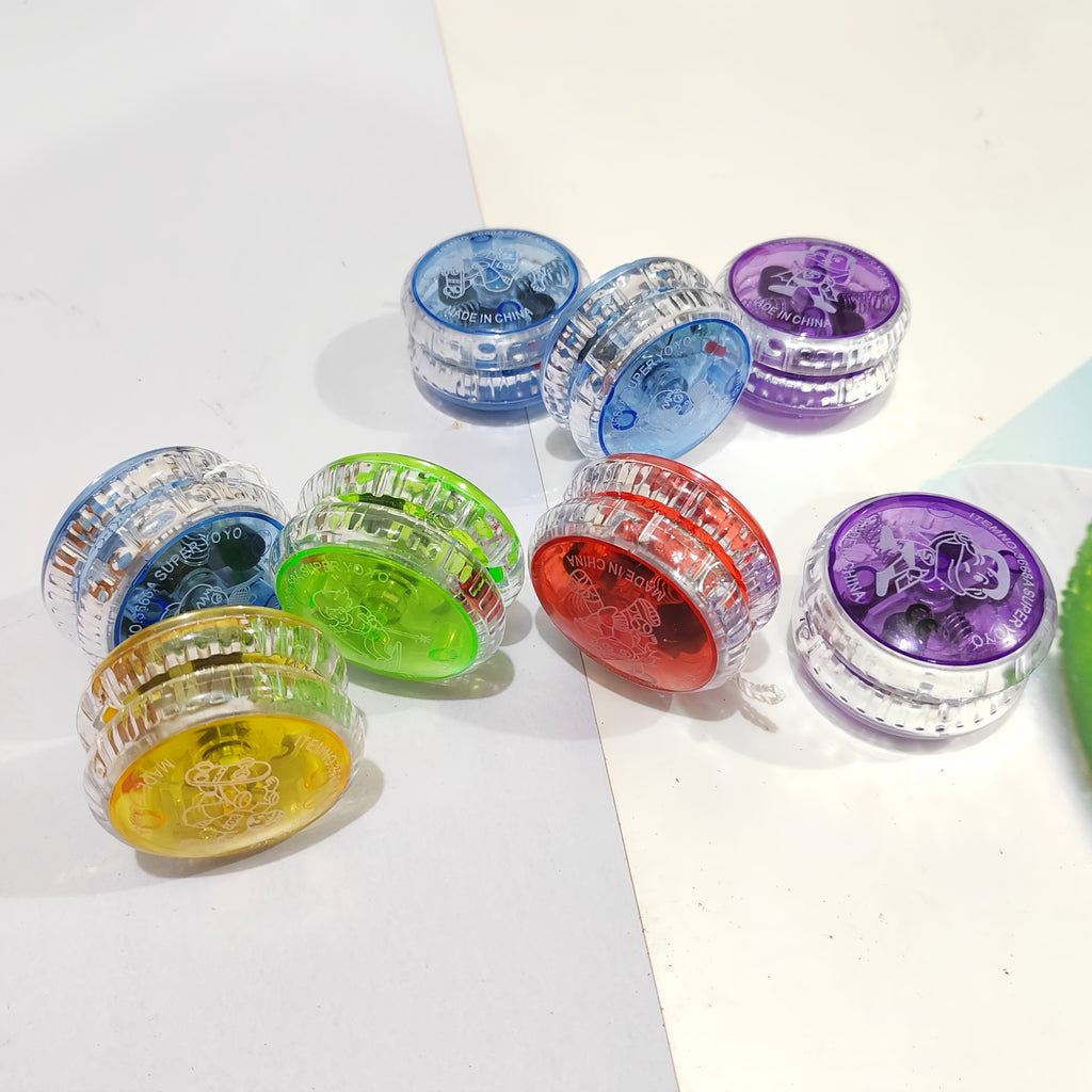 Yo-yo lumineux, yo-yo mignon aux couleurs vives - parfait pour les prix de classe, les cadeaux de vacances comme Noël, Halloween ou Thanksgiving