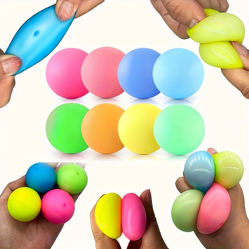 3\u002F6\u002F12\u002F24 boules de farine - Décoration de bureau et cadeaux de fête pour enfants et adultes, récompenses scolaires, jouets familiaux, cadeaux de Pâques