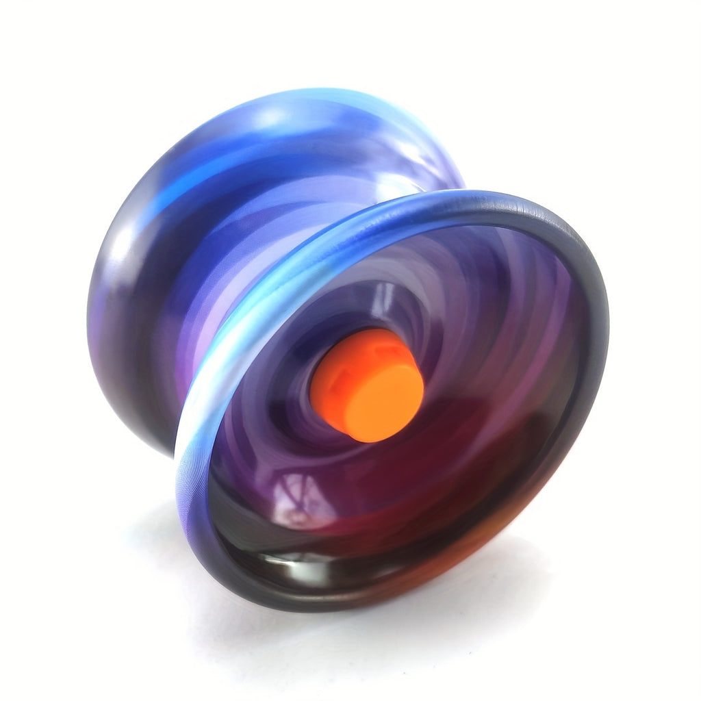 Lot de 4 Yo-Yos Métalliques Réactifs avec Corde Tournante, Yo-Yo Amovible pour une Durabilité Éblouissante - Idéal pour Débutants