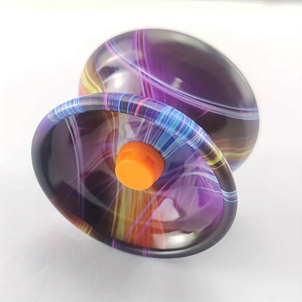 Lot de 4 Yo-Yos Métalliques Réactifs avec Corde Tournante, Yo-Yo Amovible pour une Durabilité Éblouissante - Idéal pour Débutants