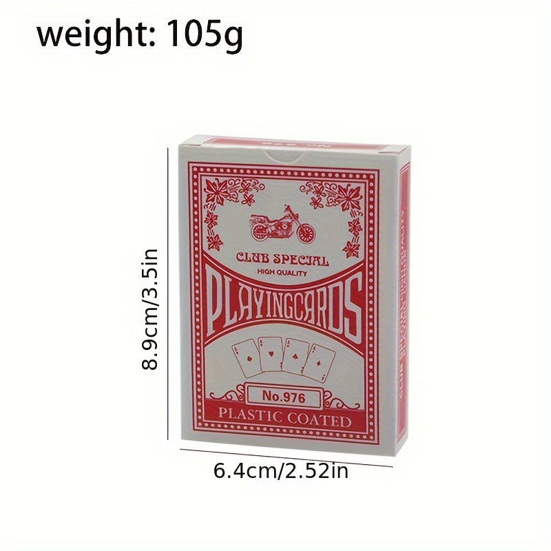 Jeu de Cartes 976 Club Special - Haute Qualité, Revêtement Plastique, Jeu de Chance pour Adultes, À Partir de 14 Ans, Emballé dans une Boîte