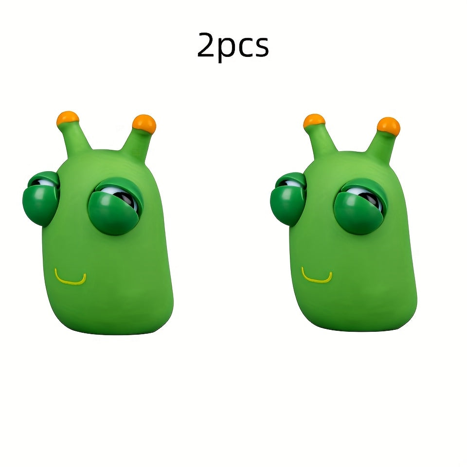 1 ou 2 ou 3 jouets Bugs rigolos aux yeux qui sortent quand on les presse - 12 couleurs au choix - Idéal pour cadeaux ou goodies de fête