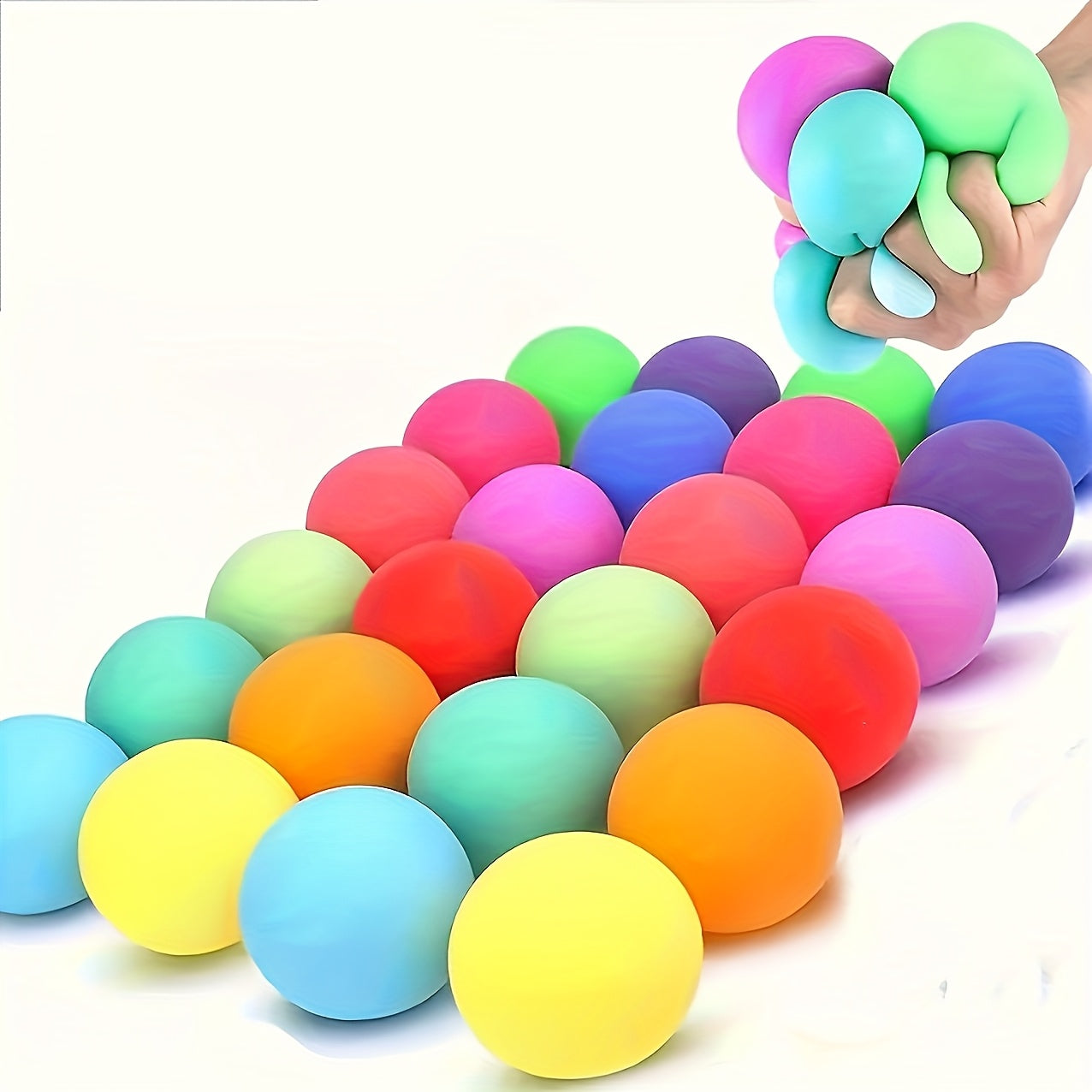 3\u002F6\u002F12\u002F24 boules de farine - Décoration de bureau et cadeaux de fête pour enfants et adultes, récompenses scolaires, jouets familiaux, cadeaux de Pâques