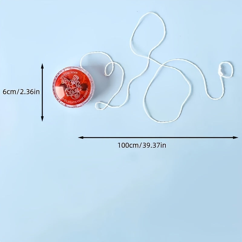 4pcs\u002F7pcs Yo-Yos Phosphorescents - Parfaits pour Halloween, Noël & Fêtes d'Anniversaire des Jeunes - Couleurs Assorties