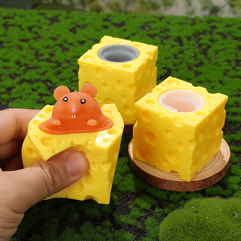 24 pièces Jouets Souris à Presser et Détendre - Cadeaux de Fête Amusants, Couleurs Mélangées (Gris, Blanc, Marron), Matériau en Polyester Doux, Parfaits pour Anniversaires, Cadeaux & Détente, Jouets Ludiques | Souris Cartoon | Jouet Anti-Stress Durable