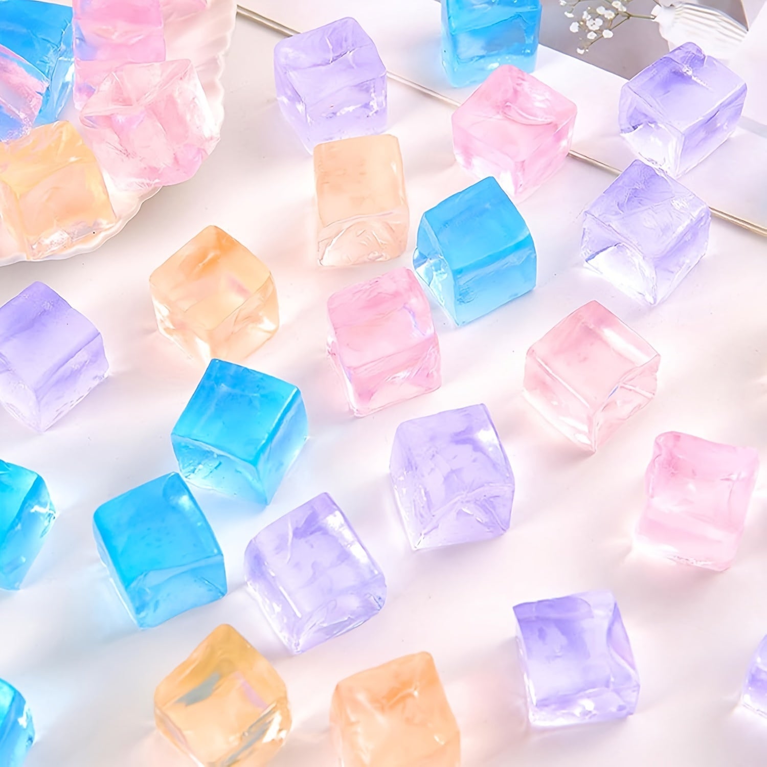 Ensemble de 10 cubes Squishy, jouets à pincer doux pour les enfants de 3 ans et plus, couleurs assorties, jeu amusant pour les adultes, cadeaux idéaux pour Halloween et Noël