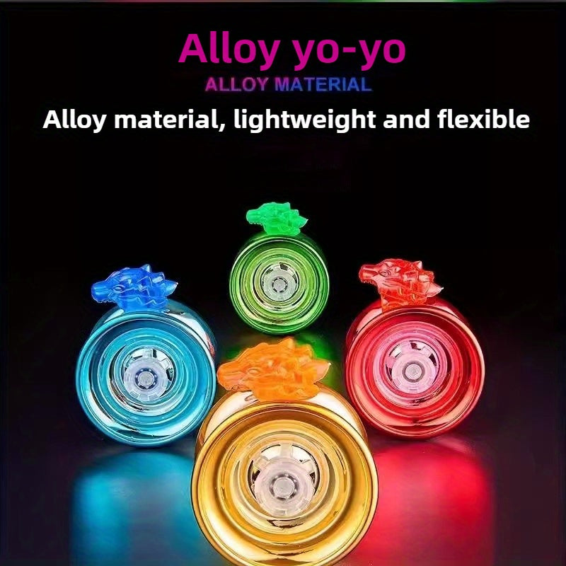 Version Professionnelle de Compétition de Yo-Yo avec Rotation Automatique en Alliage pour Cadeaux d'Anniversaire Garçons, Cadeaux de Noël et Distribution d'Halloween