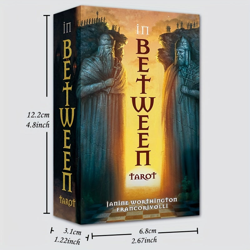 KEPNOY Tarot 78 Cartes - Jeu de Divination et Fête avec Art Mystique, Couleurs Variées - Cadeau Idéal pour Halloween, Thanksgiving ou Noël - Cartes de Haute Qualité