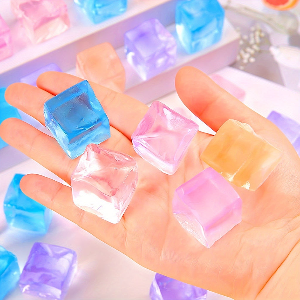 Ensemble de 10 cubes Squishy, jouets à pincer doux pour les enfants de 3 ans et plus, couleurs assorties, jeu amusant pour les adultes, cadeaux idéaux pour Halloween et Noël