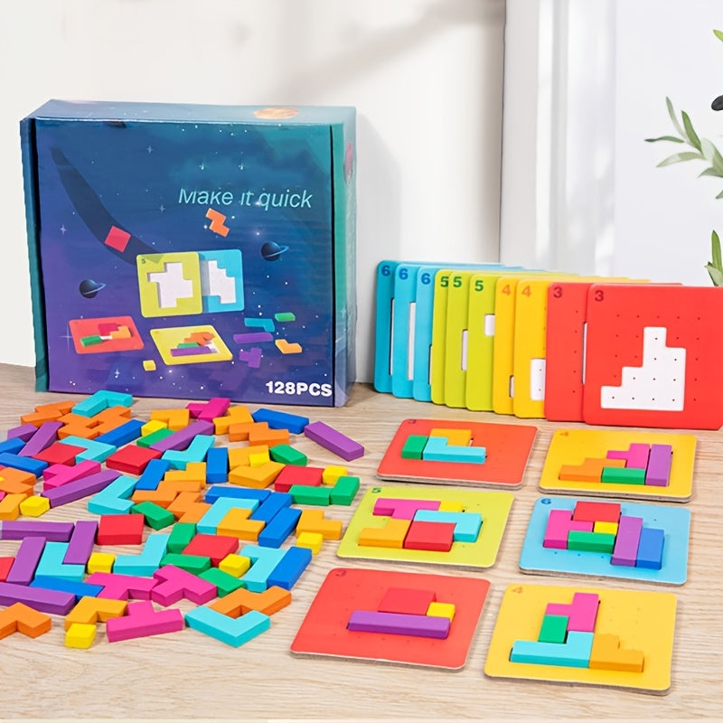 Bataille Rapide Décision Rapide Blocs de Construction Puzzle Jeu de Société Éducatif pour Jeunes Jouets Puzzle de Réflexion Interactif Cadeaux d'Anniversaire de Noël