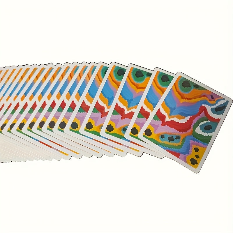 54 Cartes de Jeu Joker - Design D'Art Pixel Vibrant, Idéal Pour Les Jeux de Fête Et Le Poker, Les Essentiels Des Jeux de Cartes | Design Joufflu | Carton de Jeu Durable