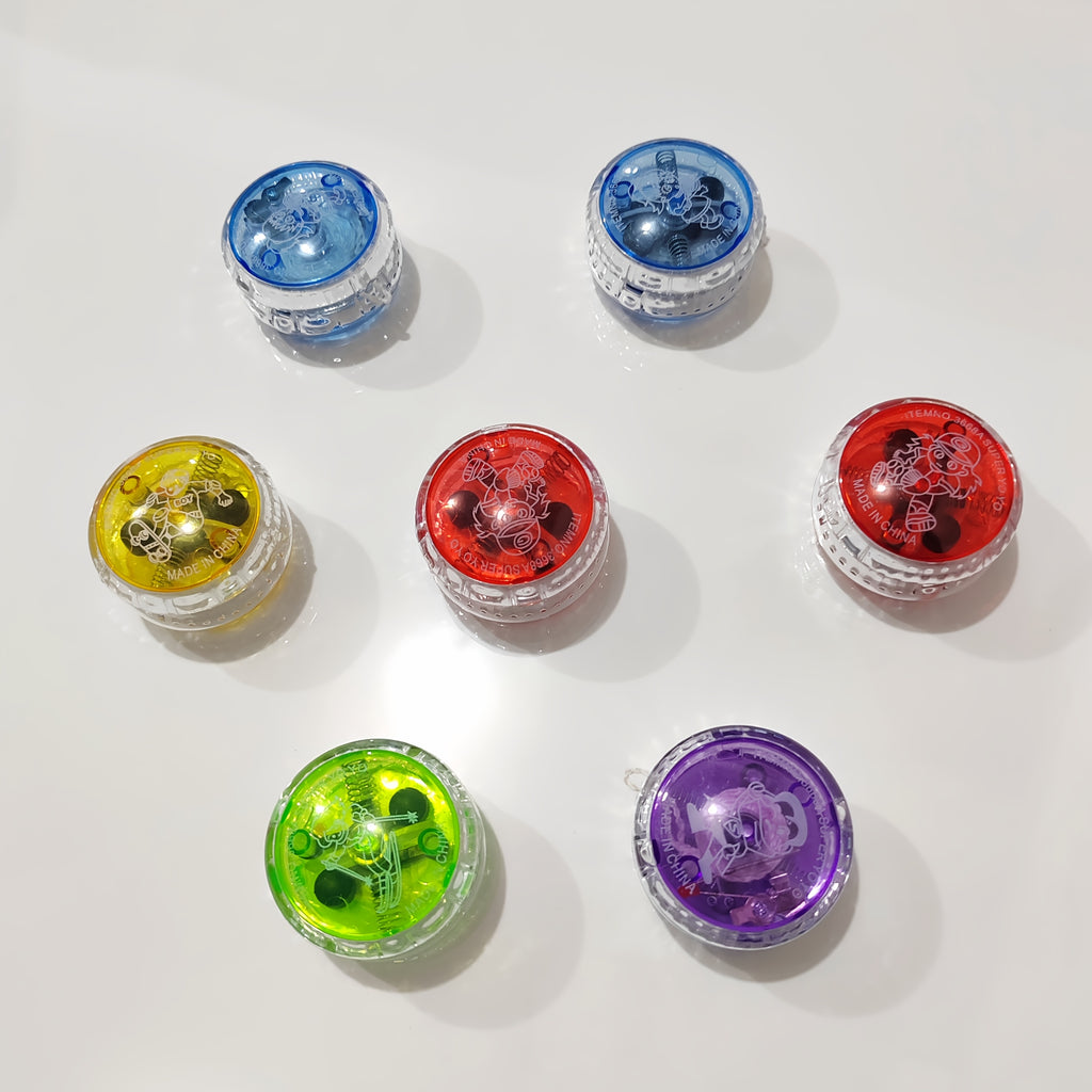Yo-yo lumineux, yo-yo mignon aux couleurs vives - parfait pour les prix de classe, les cadeaux de vacances comme Noël, Halloween ou Thanksgiving