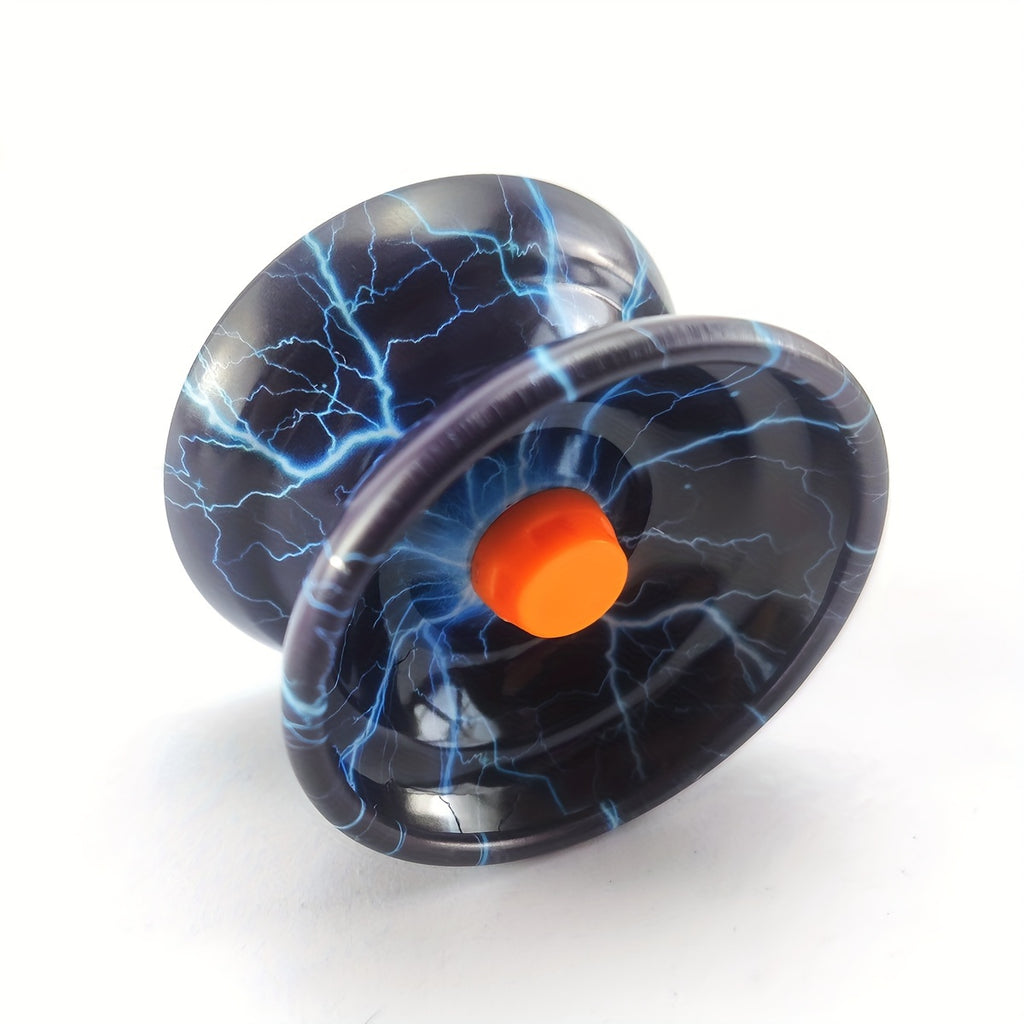 Lot de 4 Yo-Yos Métalliques Réactifs avec Corde Tournante, Yo-Yo Amovible pour une Durabilité Éblouissante - Idéal pour Débutants