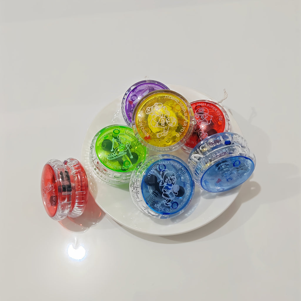 Yo-yo lumineux, yo-yo mignon aux couleurs vives - parfait pour les prix de classe, les cadeaux de vacances comme Noël, Halloween ou Thanksgiving