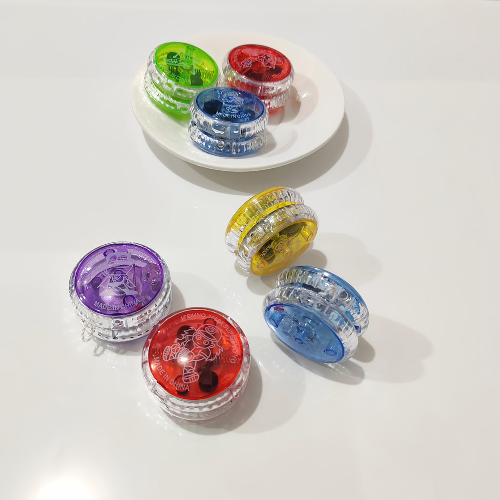 Yo-yo lumineux, yo-yo mignon aux couleurs vives - parfait pour les prix de classe, les cadeaux de vacances comme Noël, Halloween ou Thanksgiving