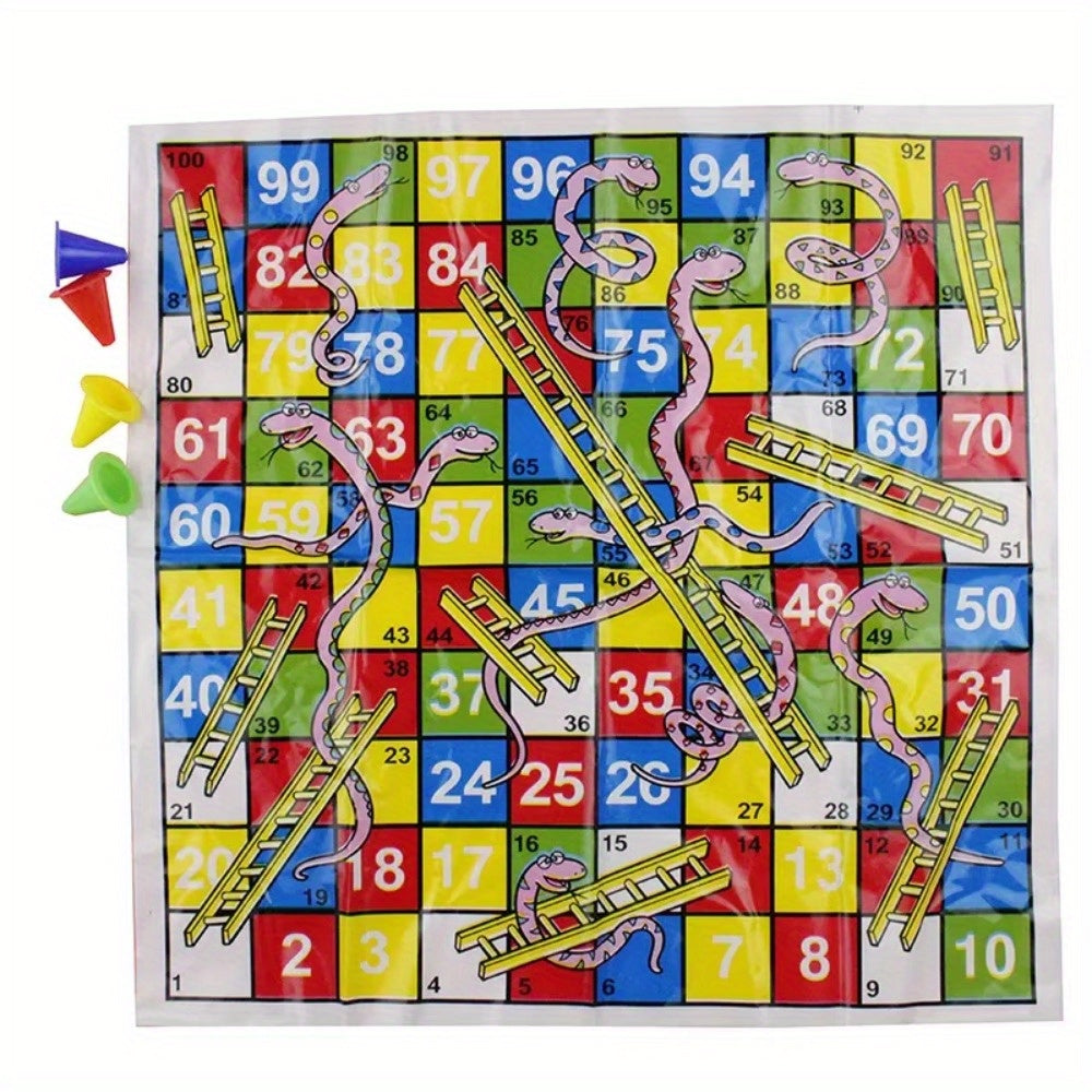 Jeu d'Échecs Volant Échelle Serpent Amusant en 3D pour Jeunes, Jeux de Fête Familiale et Cadeaux, Jouets Éducatifs Intellectuels