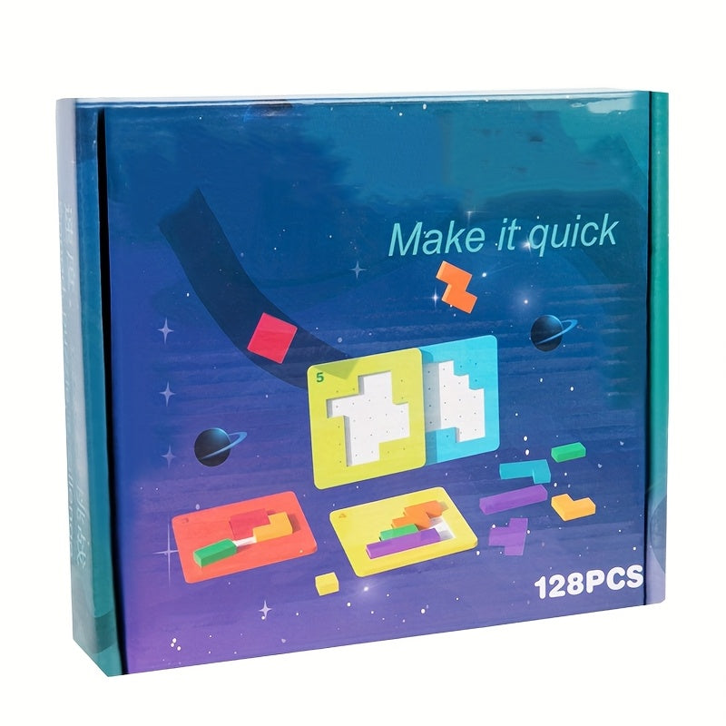 Bataille Rapide Décision Rapide Blocs de Construction Puzzle Jeu de Société Éducatif pour Jeunes Jouets Puzzle de Réflexion Interactif Cadeaux d'Anniversaire de Noël