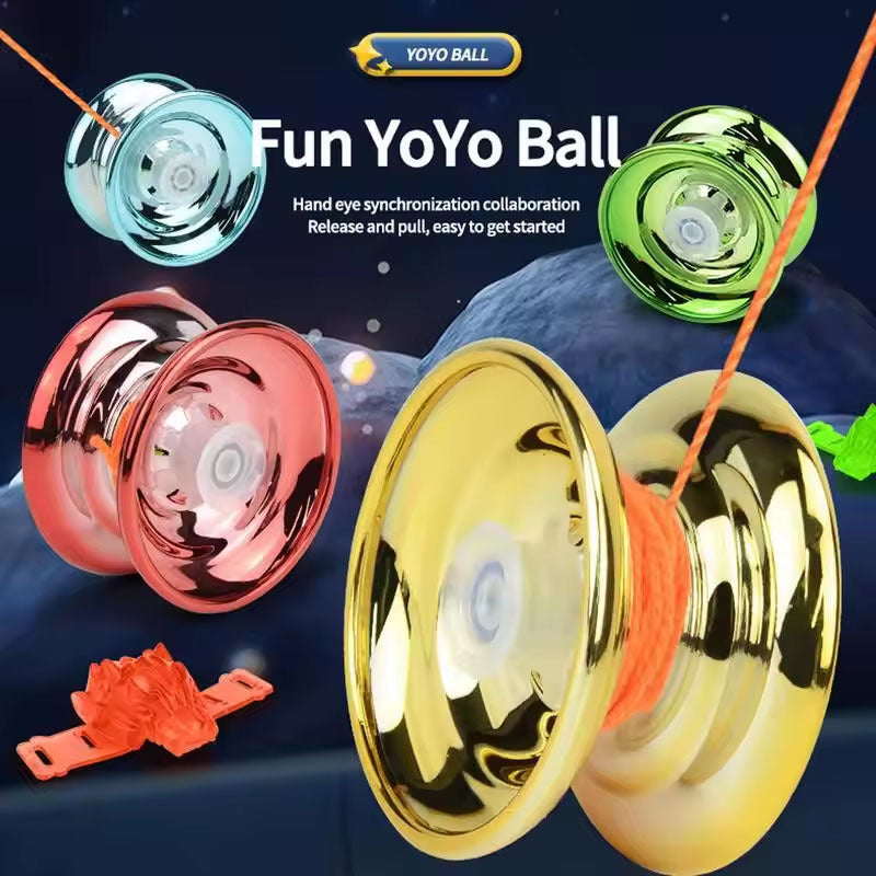 Yoyo professionnel pour débutants - Fer durable, disponible en plusieurs couleurs, avec accessoires gratuits - Le cadeau parfait pour Noël, Halloween et Thanksgiving, pour les adolescents et les adultes