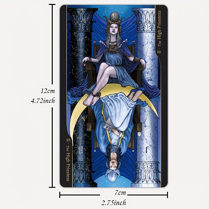 Tarot des Oppositions, jeu de cartes de fortune de taille standard à 78 cartes, jeu de société de divination pour Halloween, Thanksgiving, cadeau de Noël