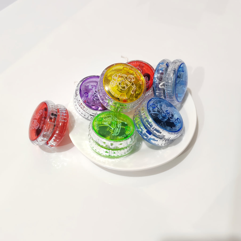 Yo-yo lumineux, yo-yo mignon aux couleurs vives - parfait pour les prix de classe, les cadeaux de vacances comme Noël, Halloween ou Thanksgiving