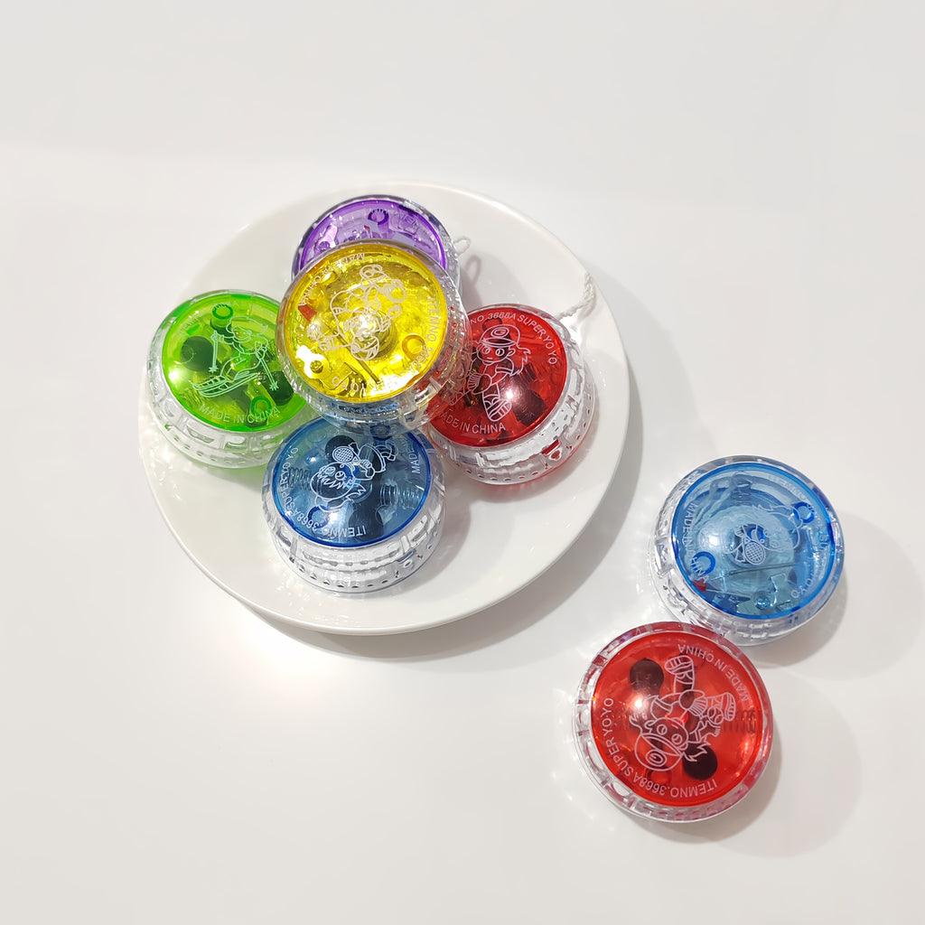 Yo-yo lumineux, yo-yo mignon aux couleurs vives - parfait pour les prix de classe, les cadeaux de vacances comme Noël, Halloween ou Thanksgiving