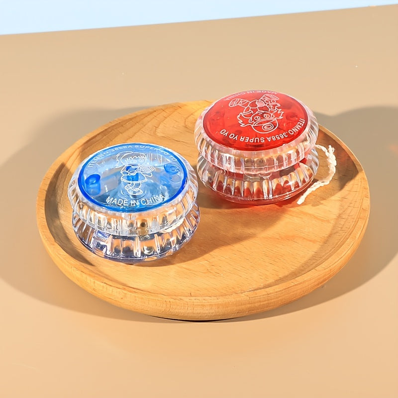 Yo yo lumineux LED, jouet pour jeunes, le cadeau parfait pour les jeunes, Halloween, Pâques, Thanksgiving, Noël, anniversaires, Nouvel An et autres fêtes, avec des couleurs aléatoires