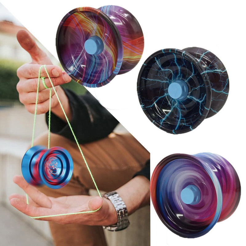 1pc\u002F2pièces Yo-yo en métal de haute vitesse avec sangle amovible - Durabilité et performance éblouissante pour les débutants - Disponible en plusieurs couleurs
