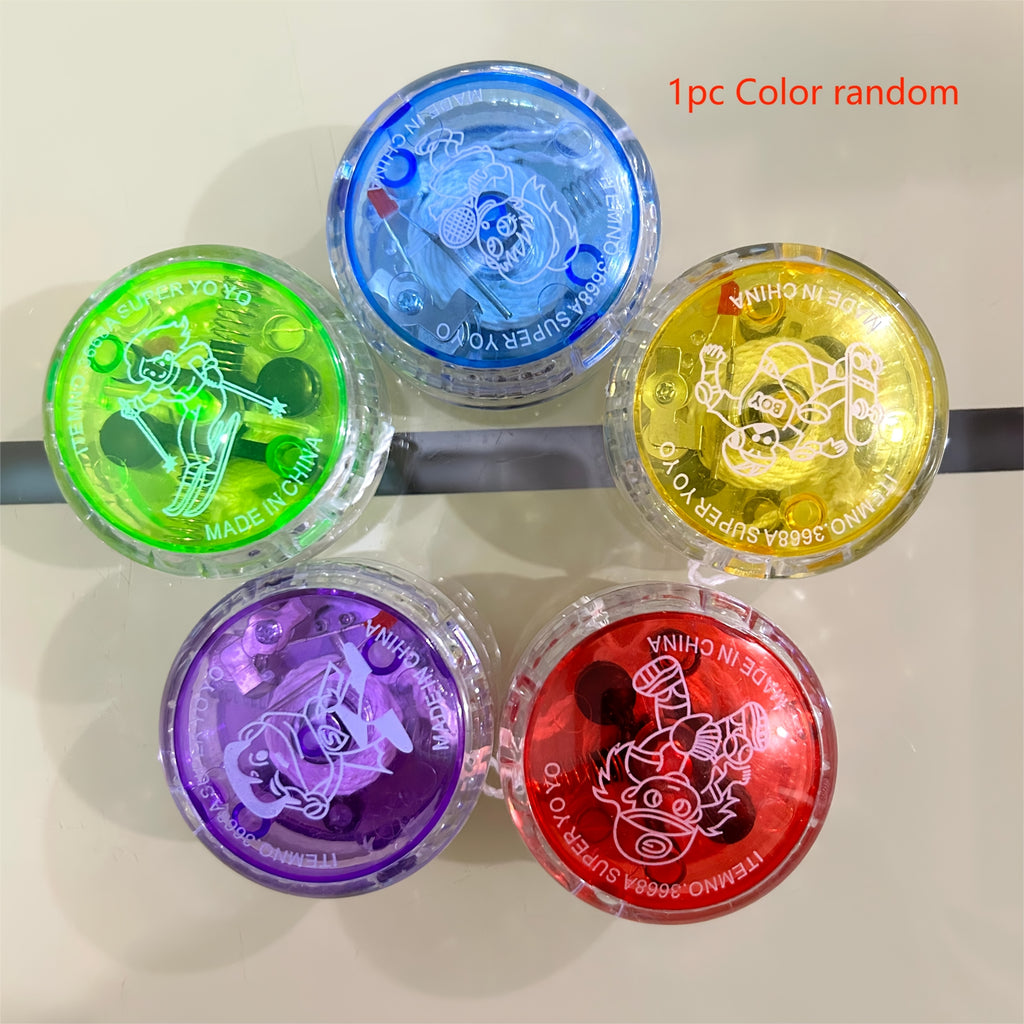 Yo-yo lumineux, yo-yo mignon aux couleurs vives - parfait pour les prix de classe, les cadeaux de vacances comme Noël, Halloween ou Thanksgiving