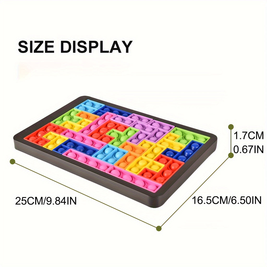 Blocs de Construction Puzzle en Silicone Souple - Jeu de Défi Cérébral et de Détente pour le Liement Parents-Jeunes, Jouet Éducatif