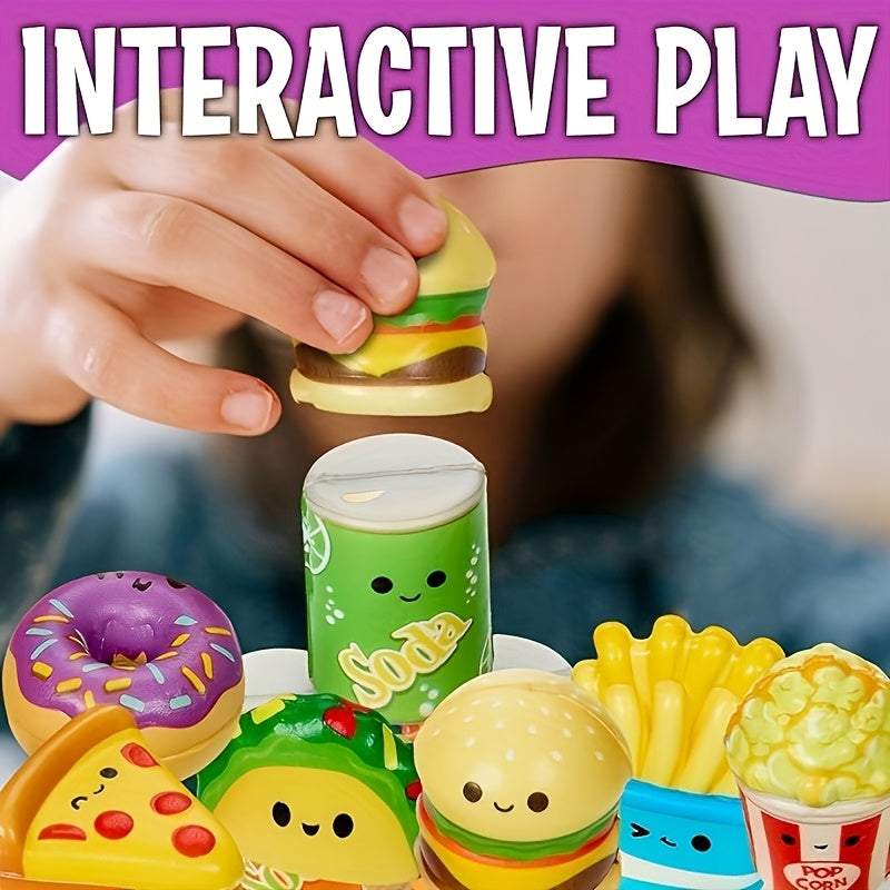 12\u002F24 pièces Jouets Alimentaires Mous, Cadeaux de Noël et Nouvel An, Jouets Mignons Kawaii pour Anniversaire, Remplissage de Piñatas, Bonbons de Carnaval, Cadeaux de Fête pour Garçons & Filles